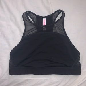 Victoria’s Secret PINK black racerback sports bra